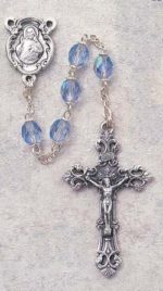 Sapphire Birthstone Rosary