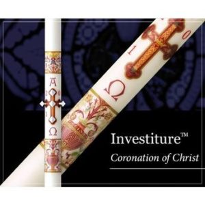Investiture-Coronation of Christ Paschal Candle
