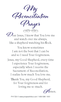 Reconciliation Prayer Card – Prospect Hill Co.