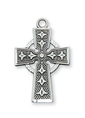 Sterling Silver Celtic Cross w/18" Chain