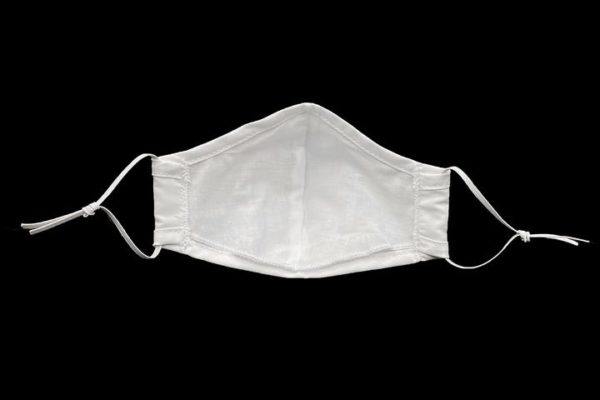 Children’s Embroidered Cross Cotton Shaped Face Mask - Image 2