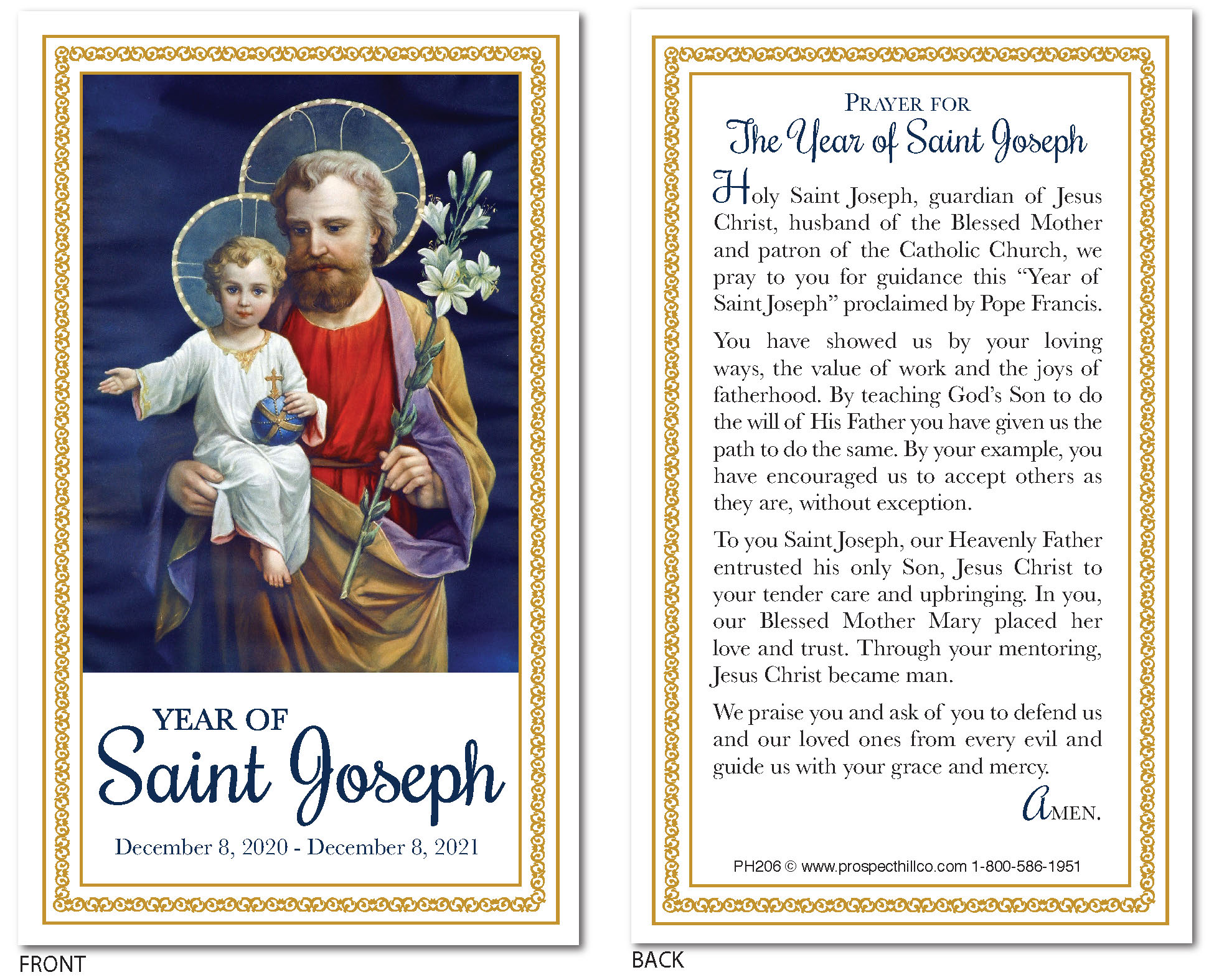 Printable Prayer To St Joseph