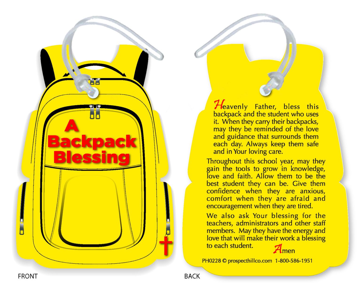 Backpack Blessing PH0240 – Prospect Hill Co.