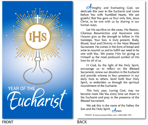 PH2001 Eucharist Prayer Card rev 4w Eng