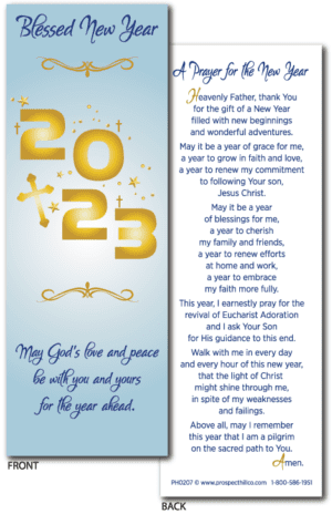 Start 2023 with a prayer | prayer card 2023 | Prospect Hill Co