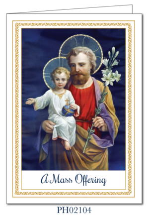 Mass Cards for the Living and Deceased (box of 50 complete with envelopes) PH02104