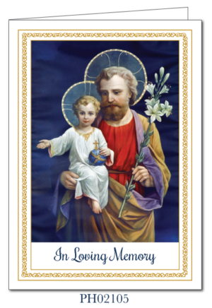 Mass Cards for the Living and Deceased (box of 50 complete with envelopes) PH02105