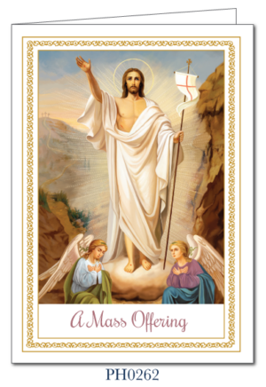 Mass Cards for the Living and Deceased (box of 50 complete with envelopes) PH0262