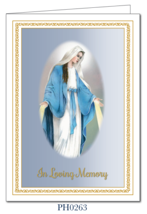 Mass Cards for the Living and Deceased (box of 50 complete with envelopes) PH0263