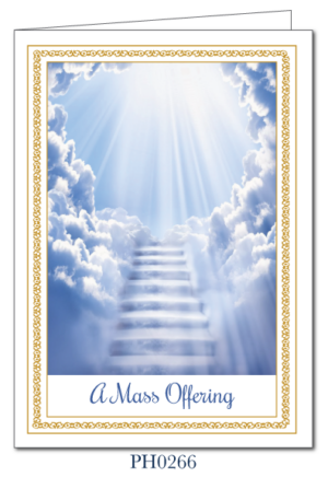 Mass Cards for the Living and Deceased (box of 50 complete with envelopes) PH0266